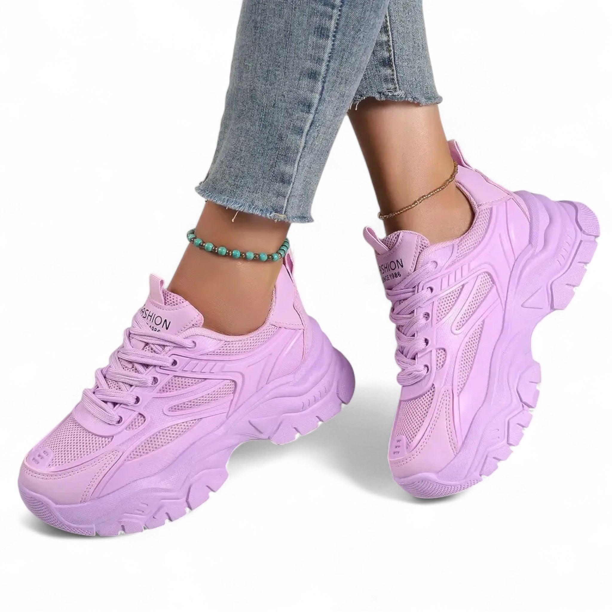 2025 Mode Frauen Chunky Sneakers – Leichte Sportschuhe - Reminora