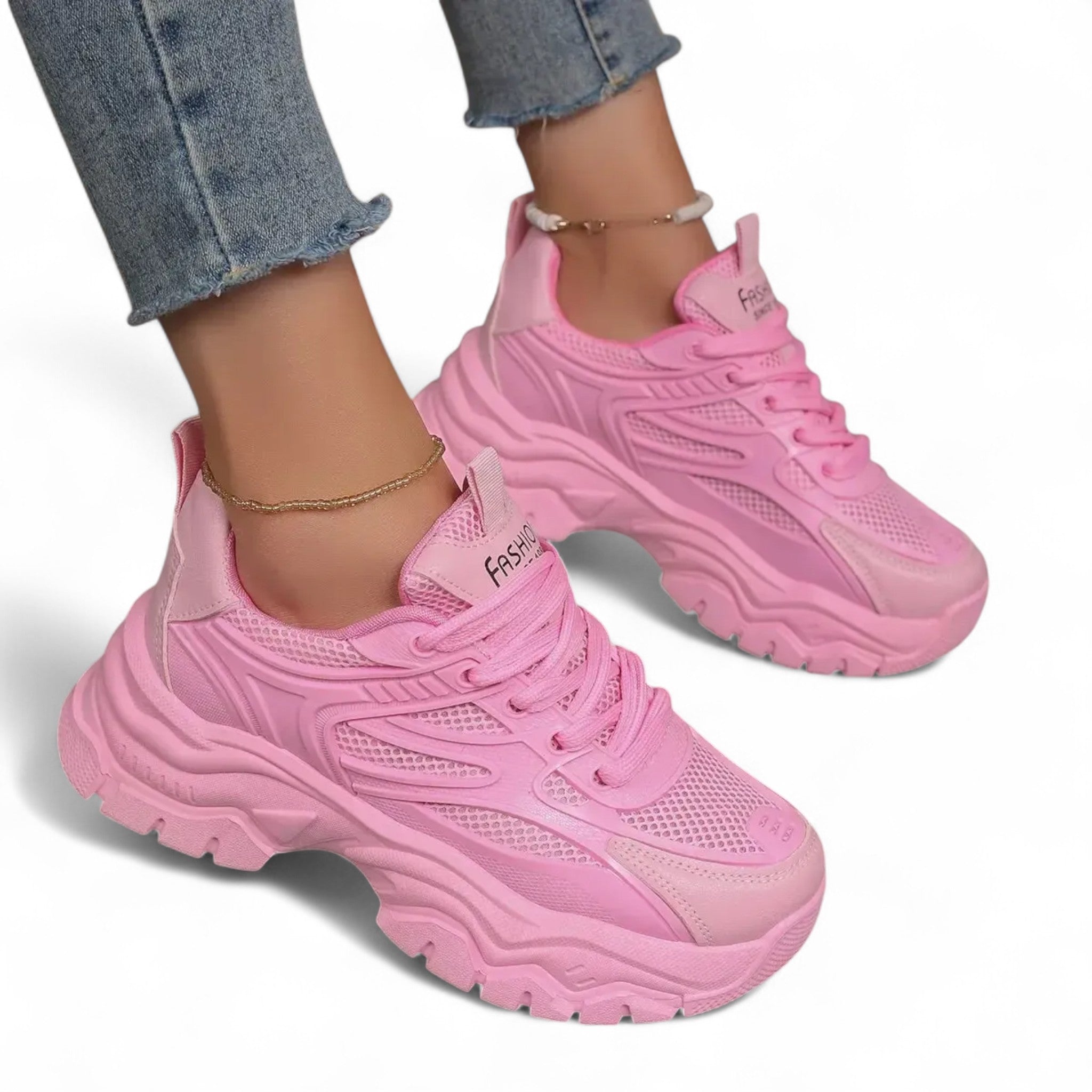2025 Mode Frauen Chunky Sneakers – Leichte Sportschuhe - Reminora