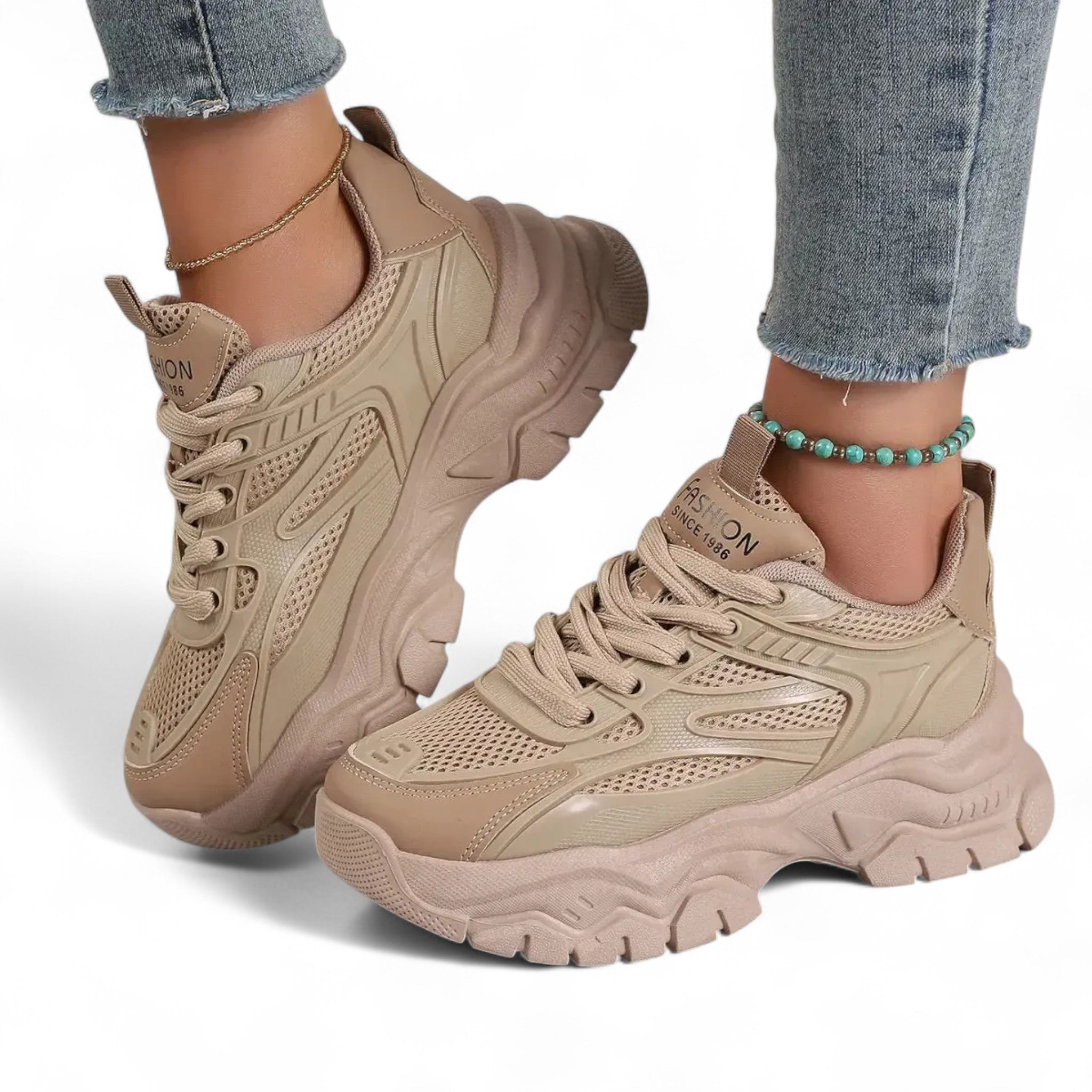 2025 Mode Frauen Chunky Sneakers – Leichte Sportschuhe - Reminora