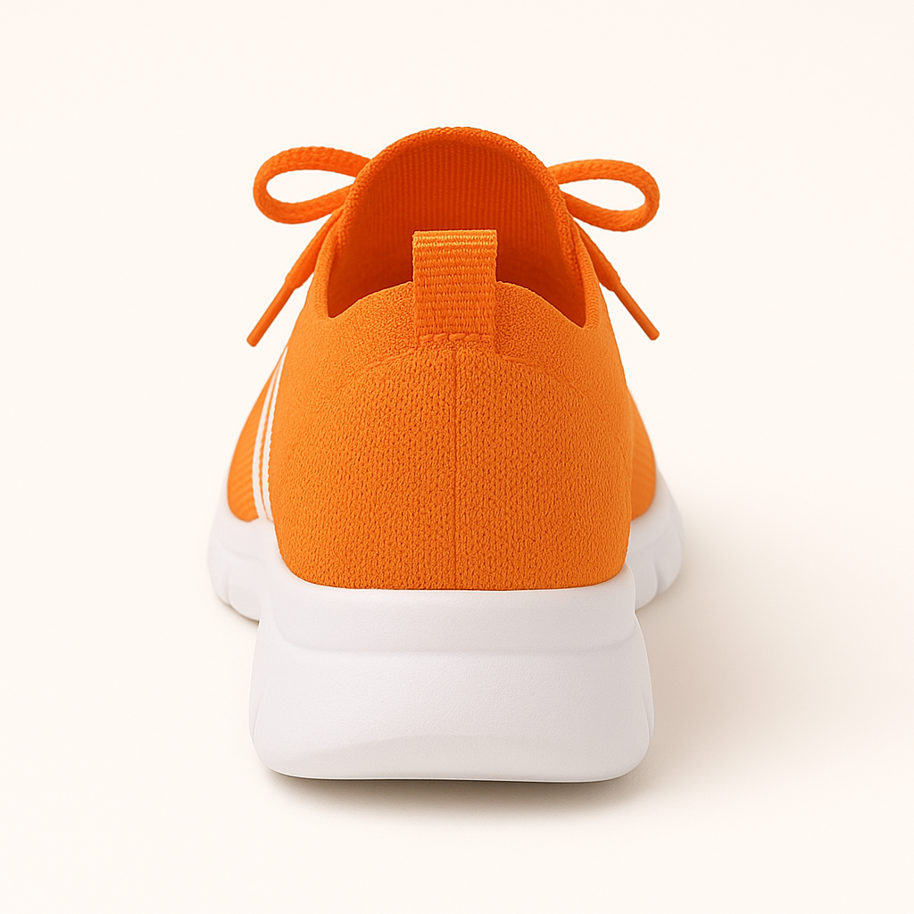 Atmungsaktive lila Strick-Sportschuhe für Damen – Komfort & Stil
