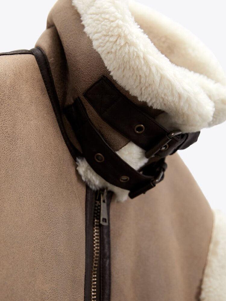 Teddy lining vest - cozy women's vest for autumn/winter