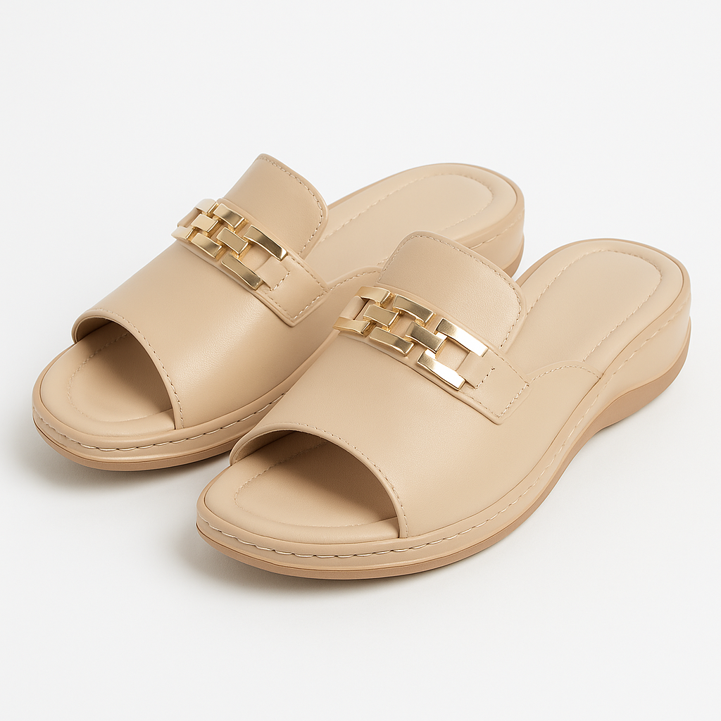 Light women's sandals with soft footbed – Comfortable summer shoes with elegant design for vacation, everyday wear & casual outfits