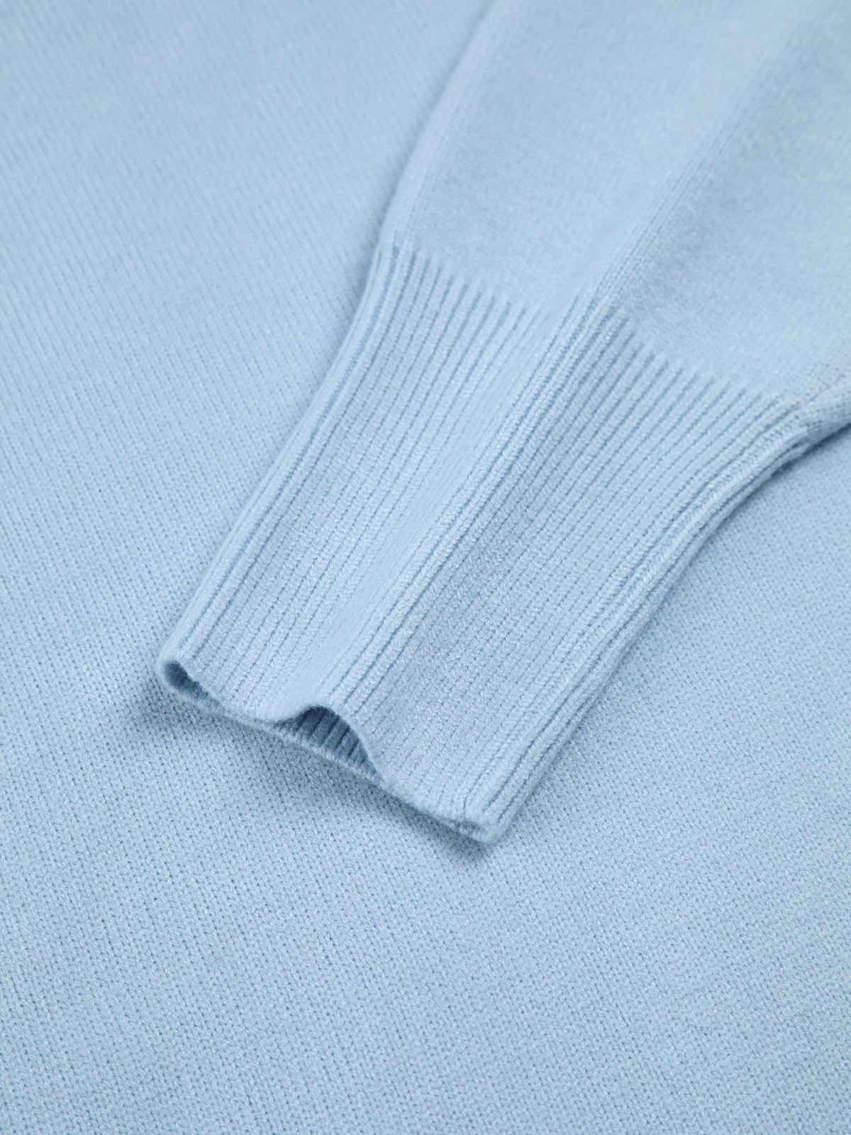 Cloudless Sky Rollkragenpullover - Oversize Damen-Strickmode