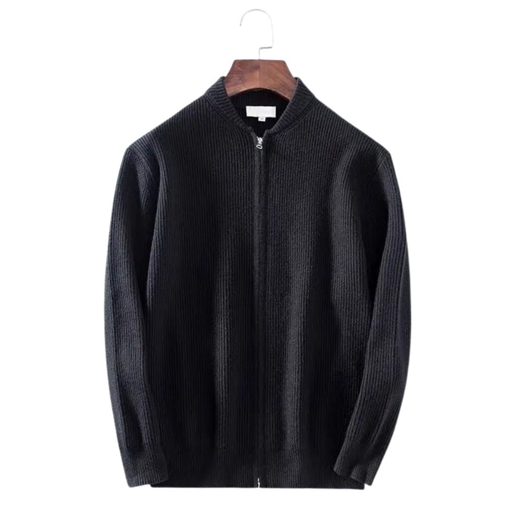 Herren Strickjacke V-Ausschnitt, Winterfest & Pflegeleicht