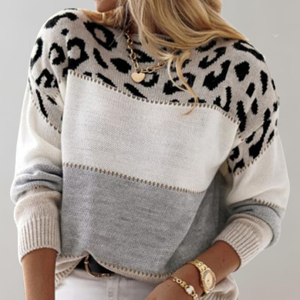 Warm knitted sweater women – cozy & elegant