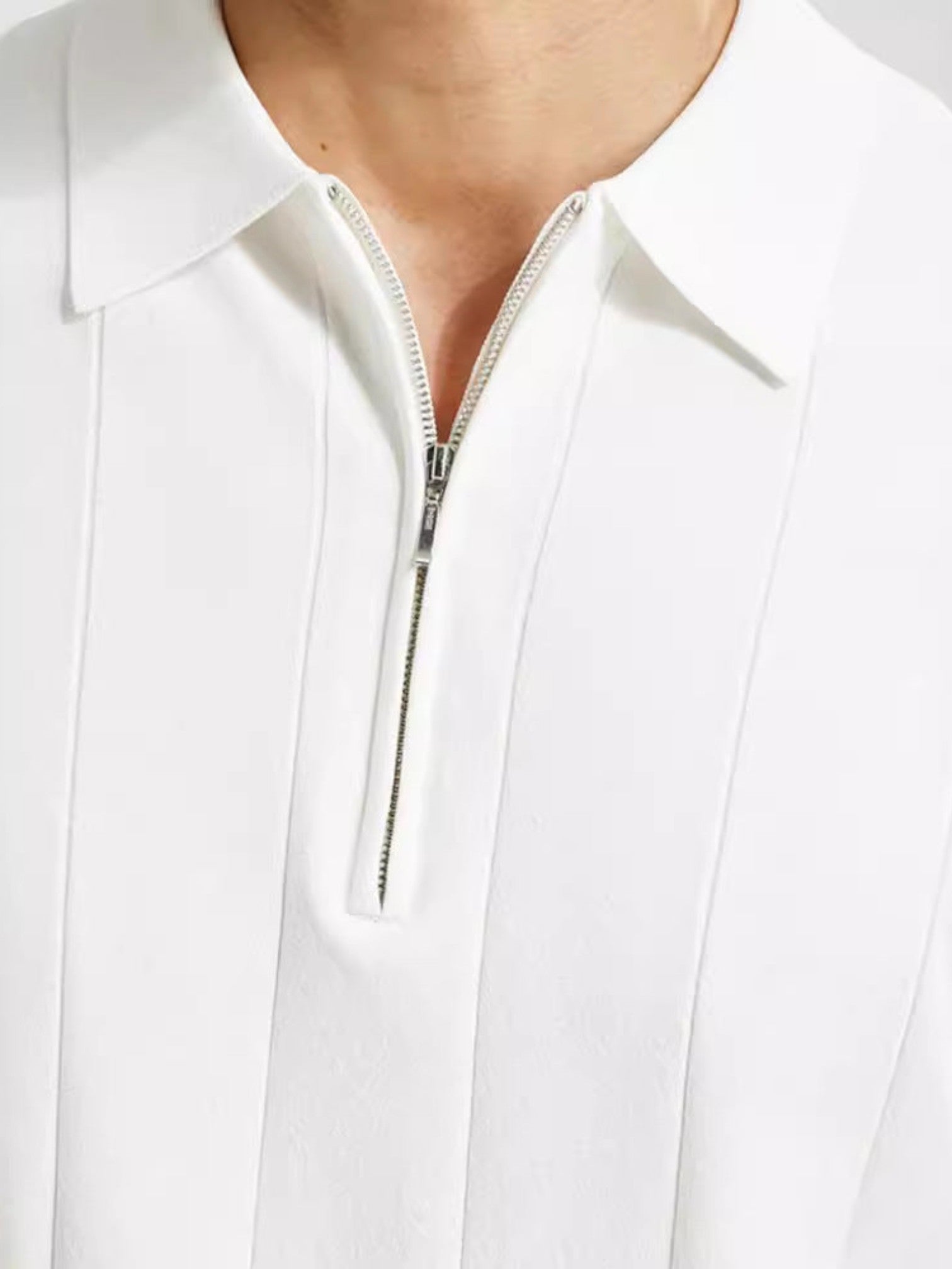 Retro Zip Polo