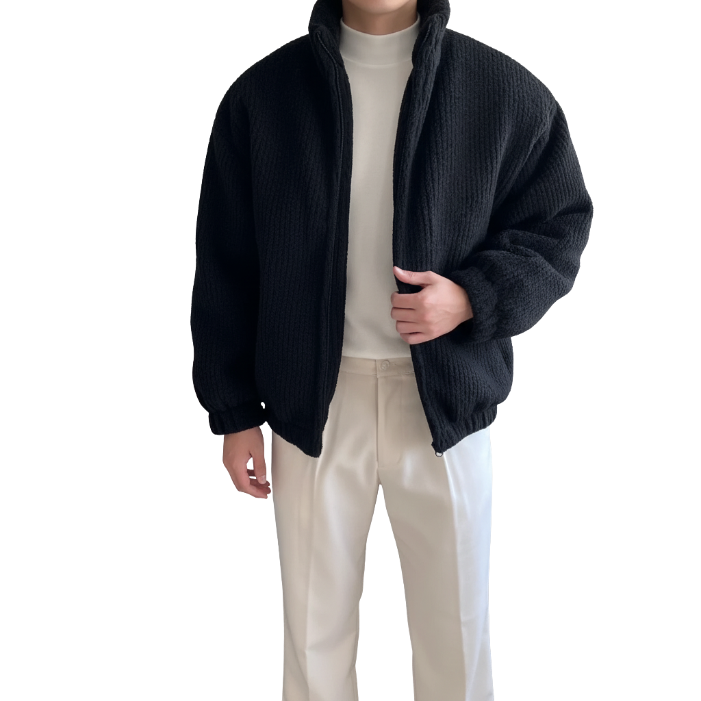 Cordjacke Herren – Komfortable Herbstjacke mit Kragen
