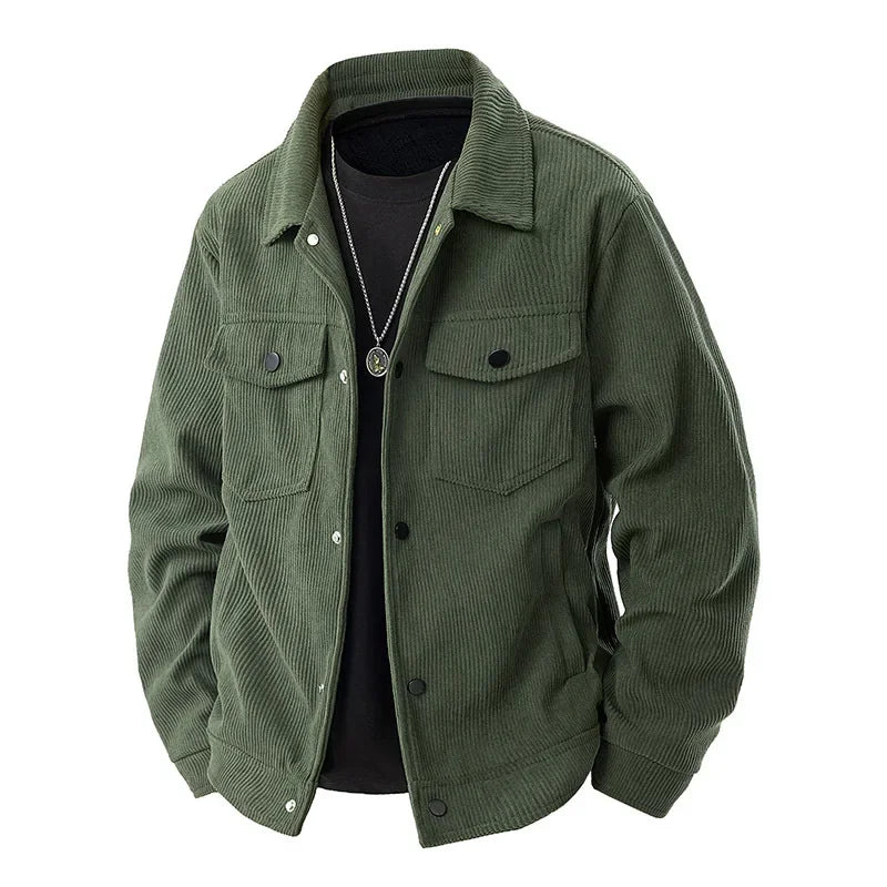 Lässige Cordjacke für Herren – Perfekte Übergangsjacke