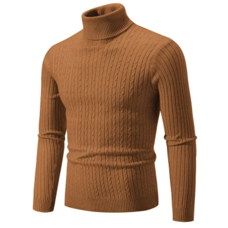 Pflegeleichter Herren Rollkragenpullover – Warm & Farbvielfalt