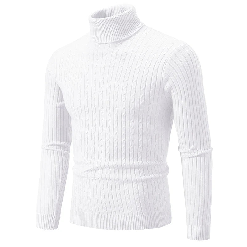 Pflegeleichter Herren Rollkragenpullover – Warm & Farbvielfalt