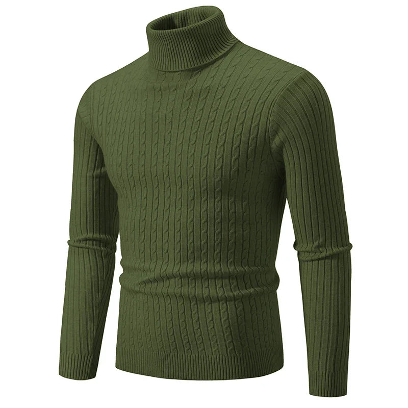 Pflegeleichter Herren Rollkragenpullover – Warm & Farbvielfalt