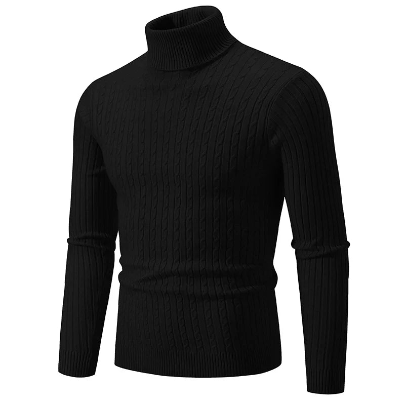 Pflegeleichter Herren Rollkragenpullover – Warm & Farbvielfalt