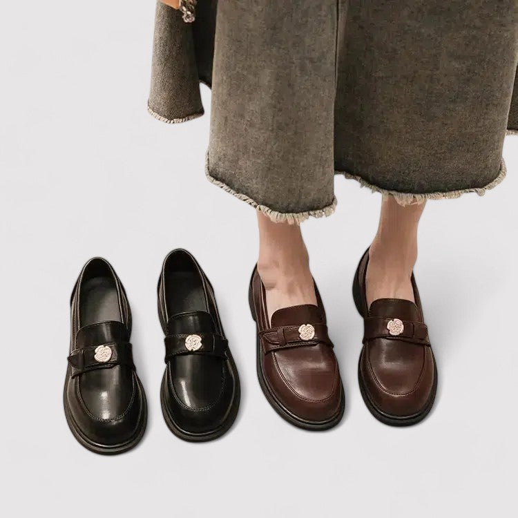 Women's loafers with heel – elegant comfortable shoes