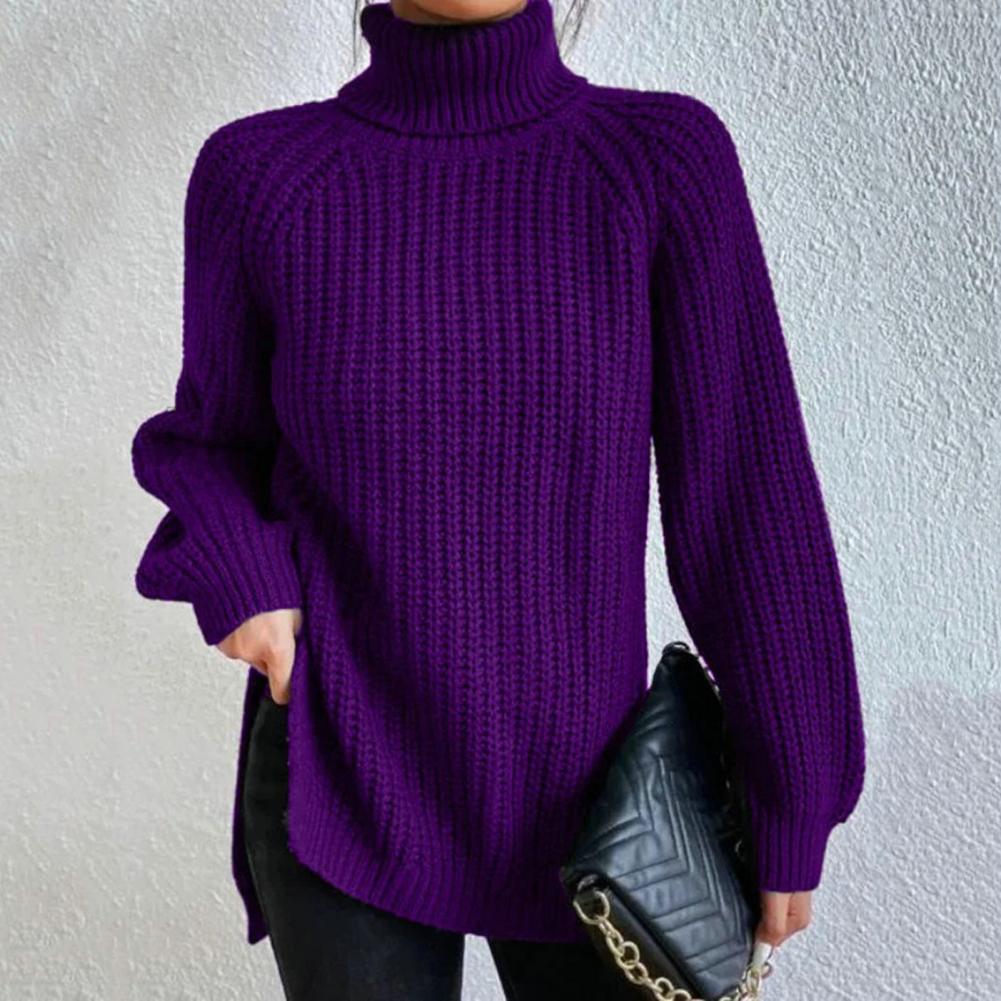 Bequemer Damen Rollkragenpullover - Warmer Strick für Kalte Tage 2025