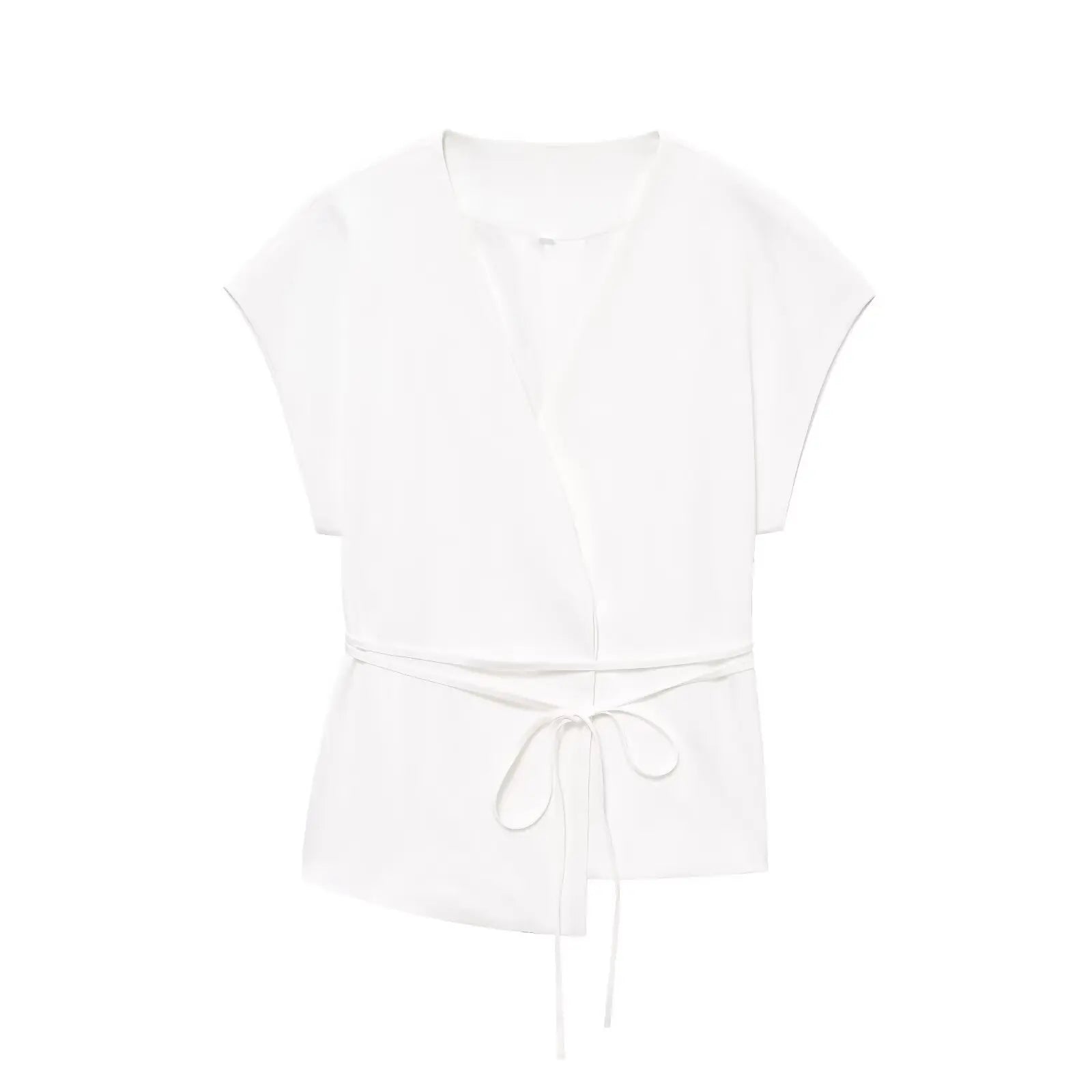 Elegantes Damen Zweiteiler Set 2025 – Ärmelloses V-Ausschnitt Top mit Gürtel & Gerade Hose für Büro, Alltag & Sommer-Outfits