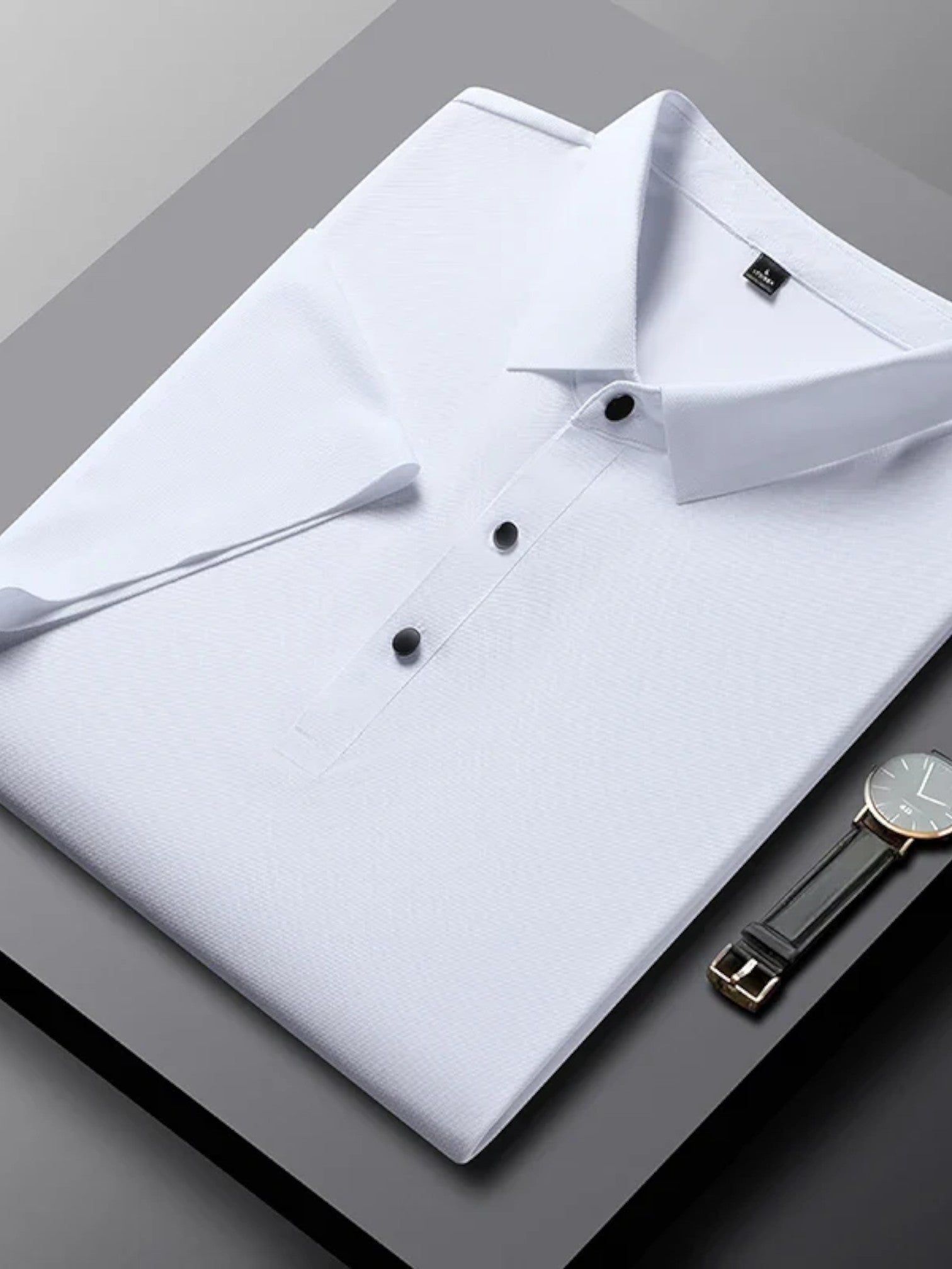 Atmungsaktives 3-Button Golf Polo