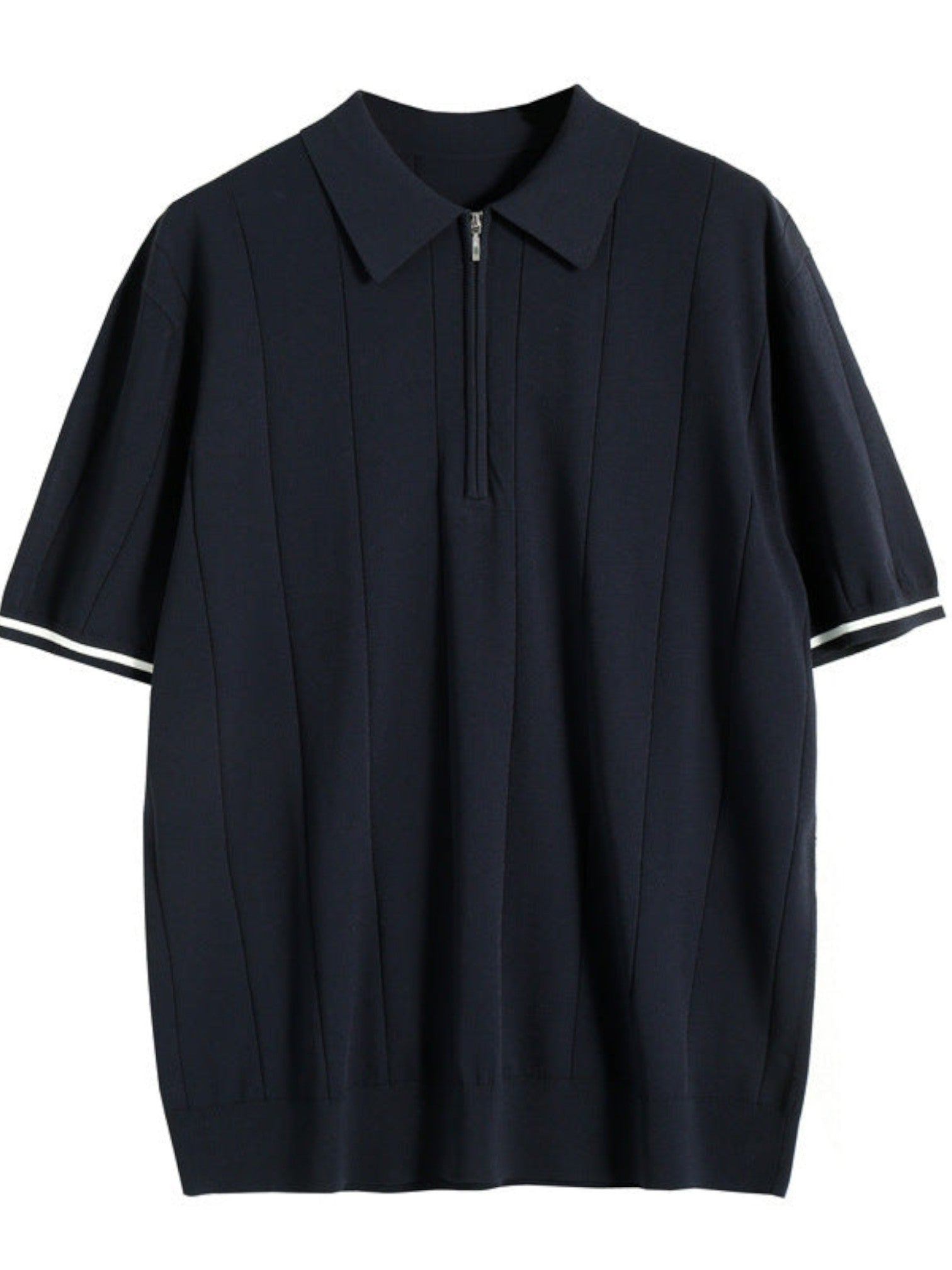 Retro Zip Polo