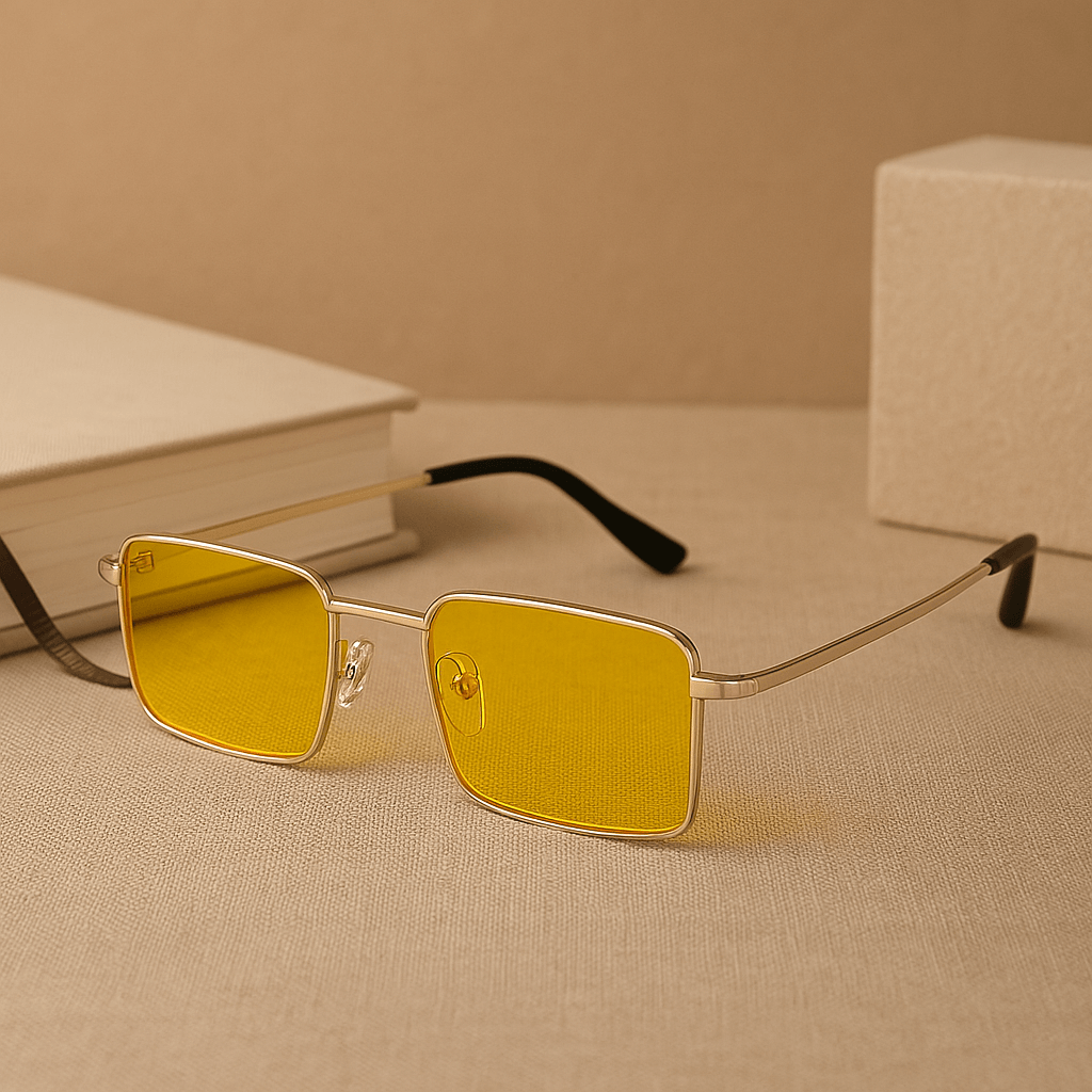 UV-400 Unisex Sonnenbrille aus Kunststoff – Stylischer UV-Schutz