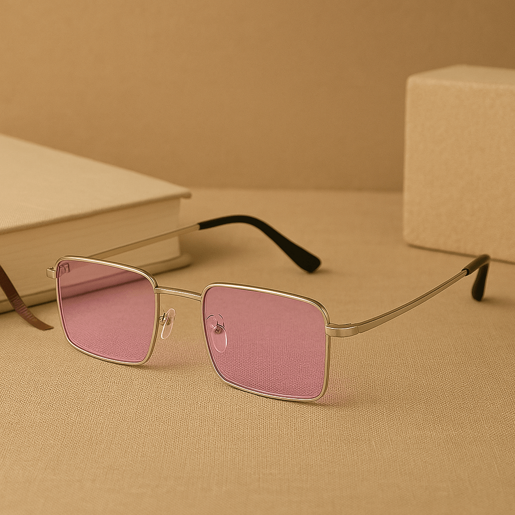 UV-400 Unisex Sonnenbrille aus Kunststoff – Stylischer UV-Schutz