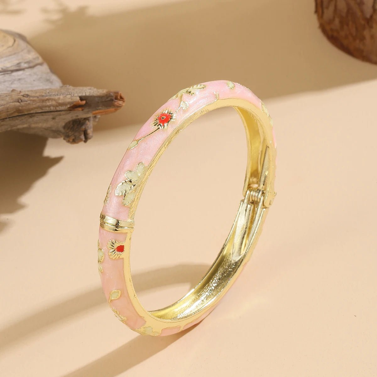Blumenmuster Vintage - Armband für Damen – Eleganz & Stil - Reminora