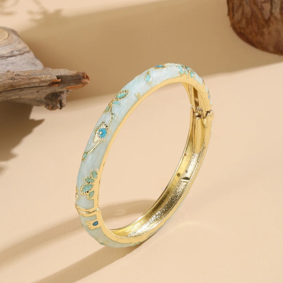 Blumenmuster Vintage - Armband für Damen – Eleganz & Stil - Reminora