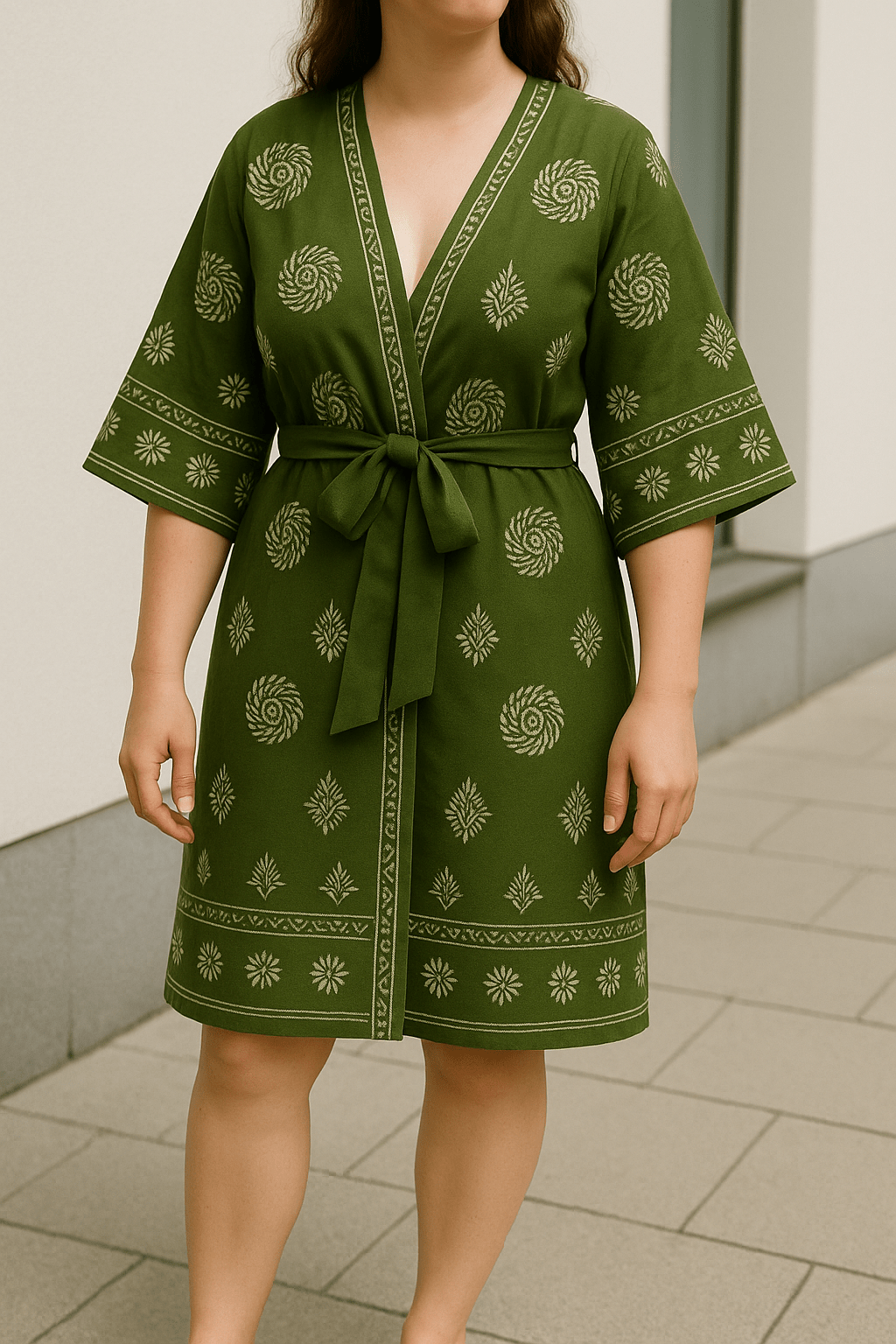 Boho Kimono - Robe für Damen – Floral Druck, Strandtauglich, Bikini Cover - Up - Reminora