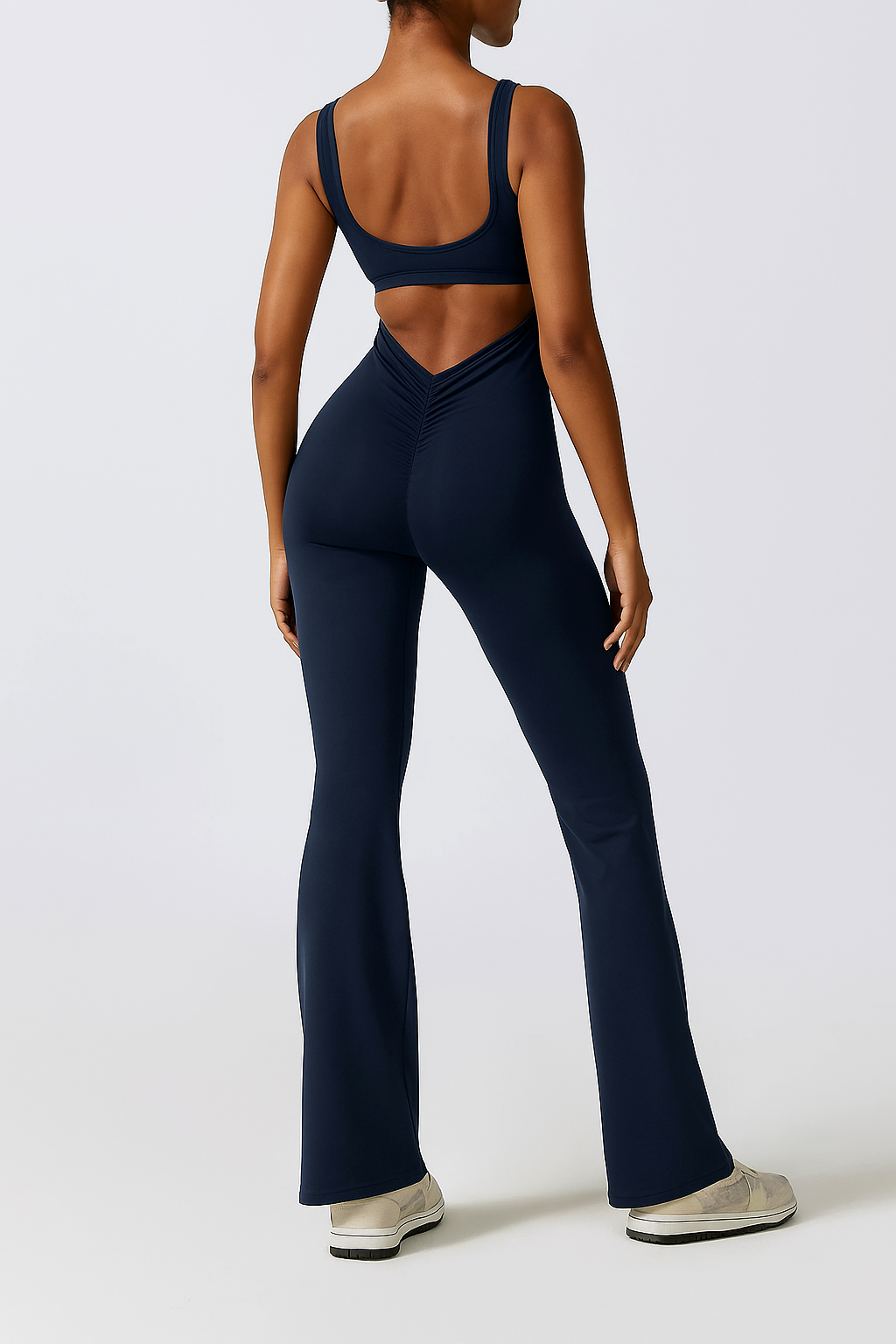 Eleganter Damen Jumpsuit 2025 – Weiter Bein-Schnitt & Rückenfrei | Sommer Overall mit Ausschnitt