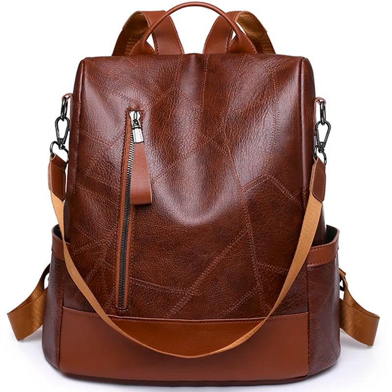 Damen - Rucksack 2025 – Stilvoller Designer - Rucksack aus weichem Leder, große Kapazität, modischer und praktischer Begleiter für den Alltag - Reminora