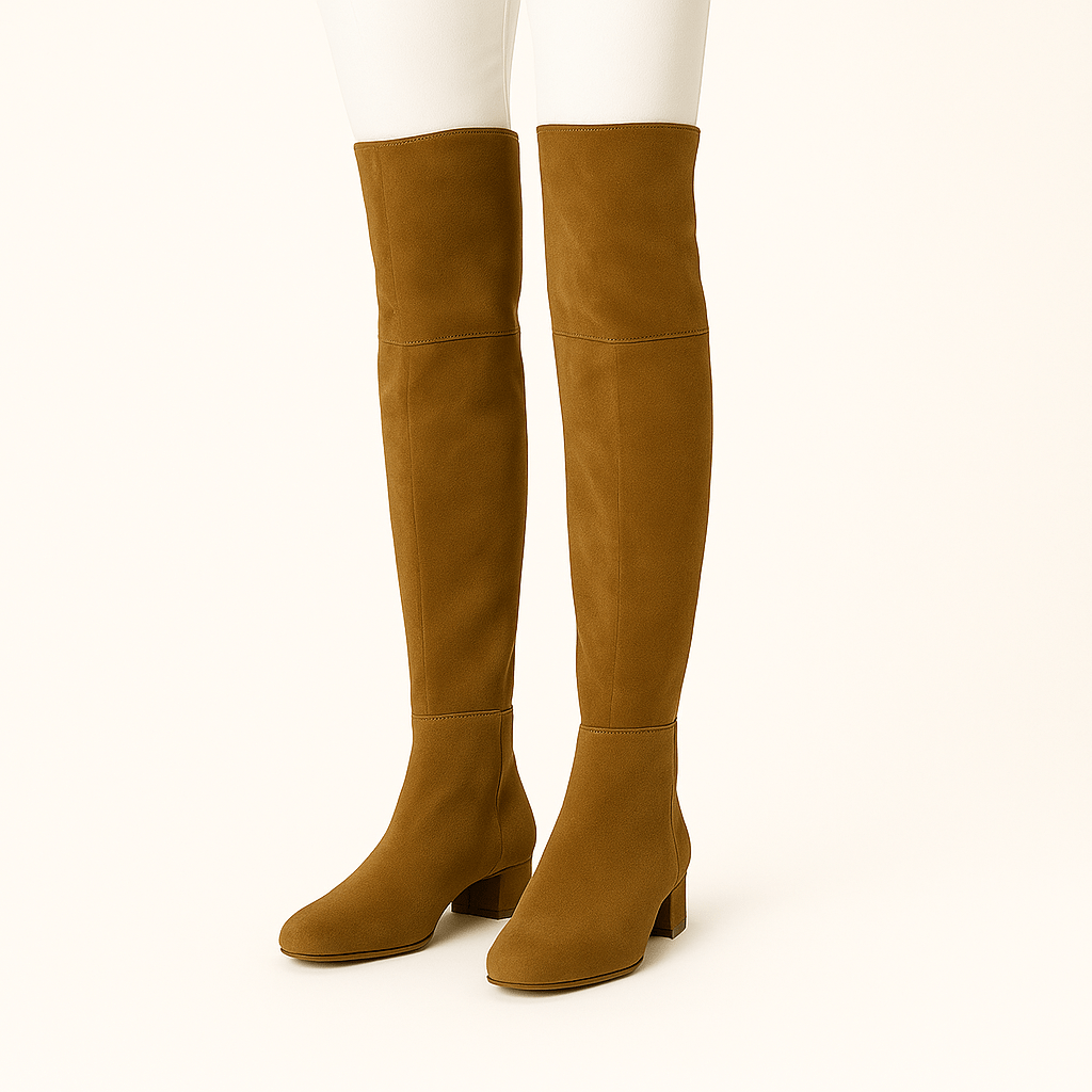 Elegante kniehohe Damenstiefel für Stil und Komfort - Reminora