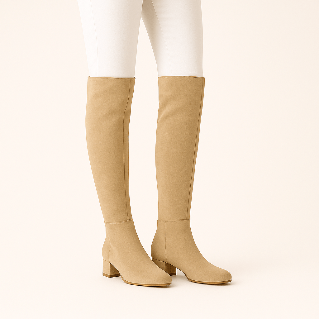 Elegante kniehohe Damenstiefel für Stil und Komfort - Reminora