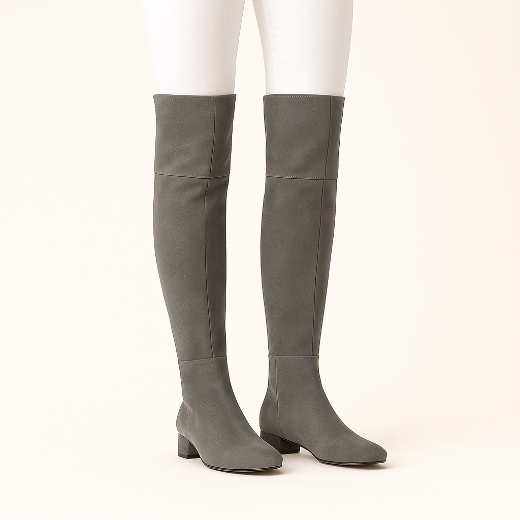 Elegante kniehohe Damenstiefel für Stil und Komfort - Reminora