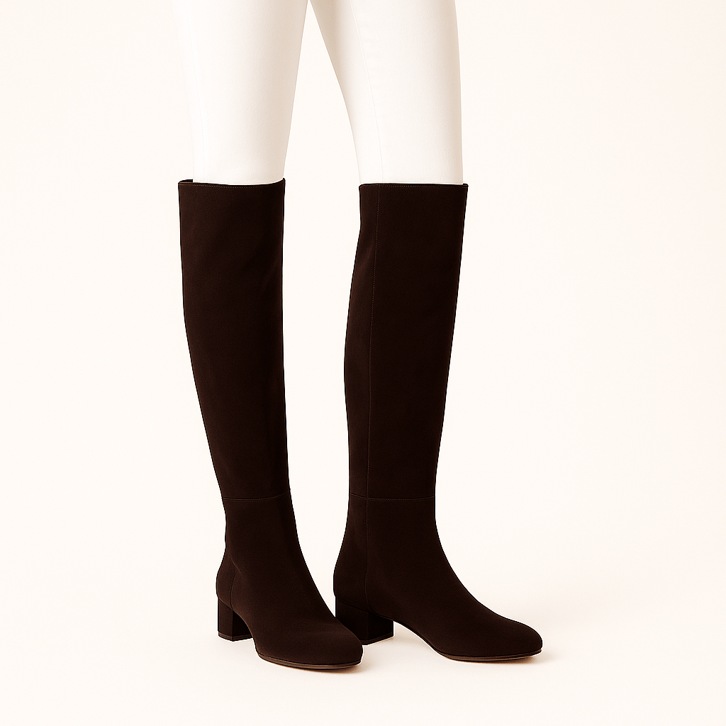 Elegante kniehohe Damenstiefel für Stil und Komfort - Reminora