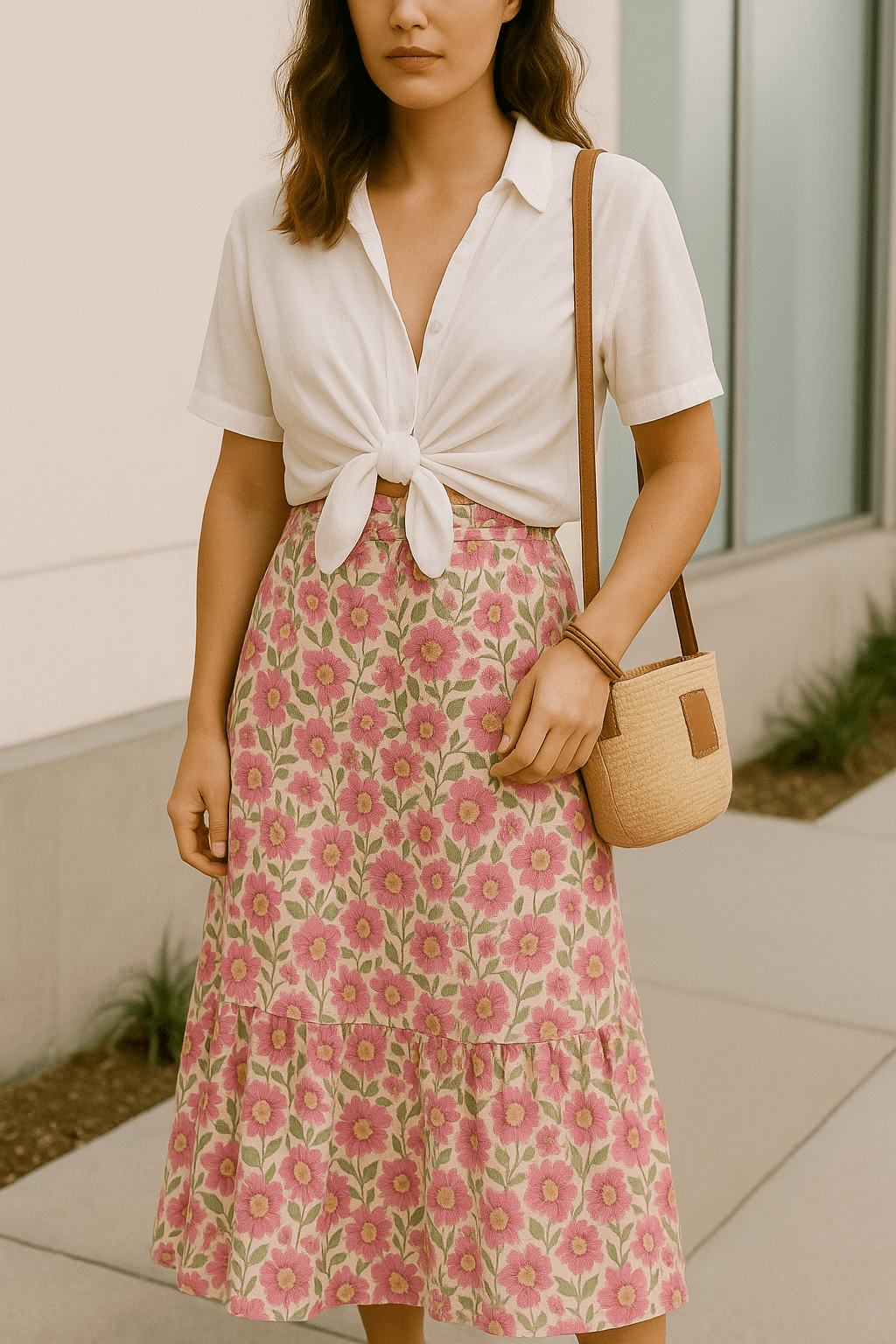 Eleganter A - Linien - Rock im Boho - Stil für den Sommer - Reminora