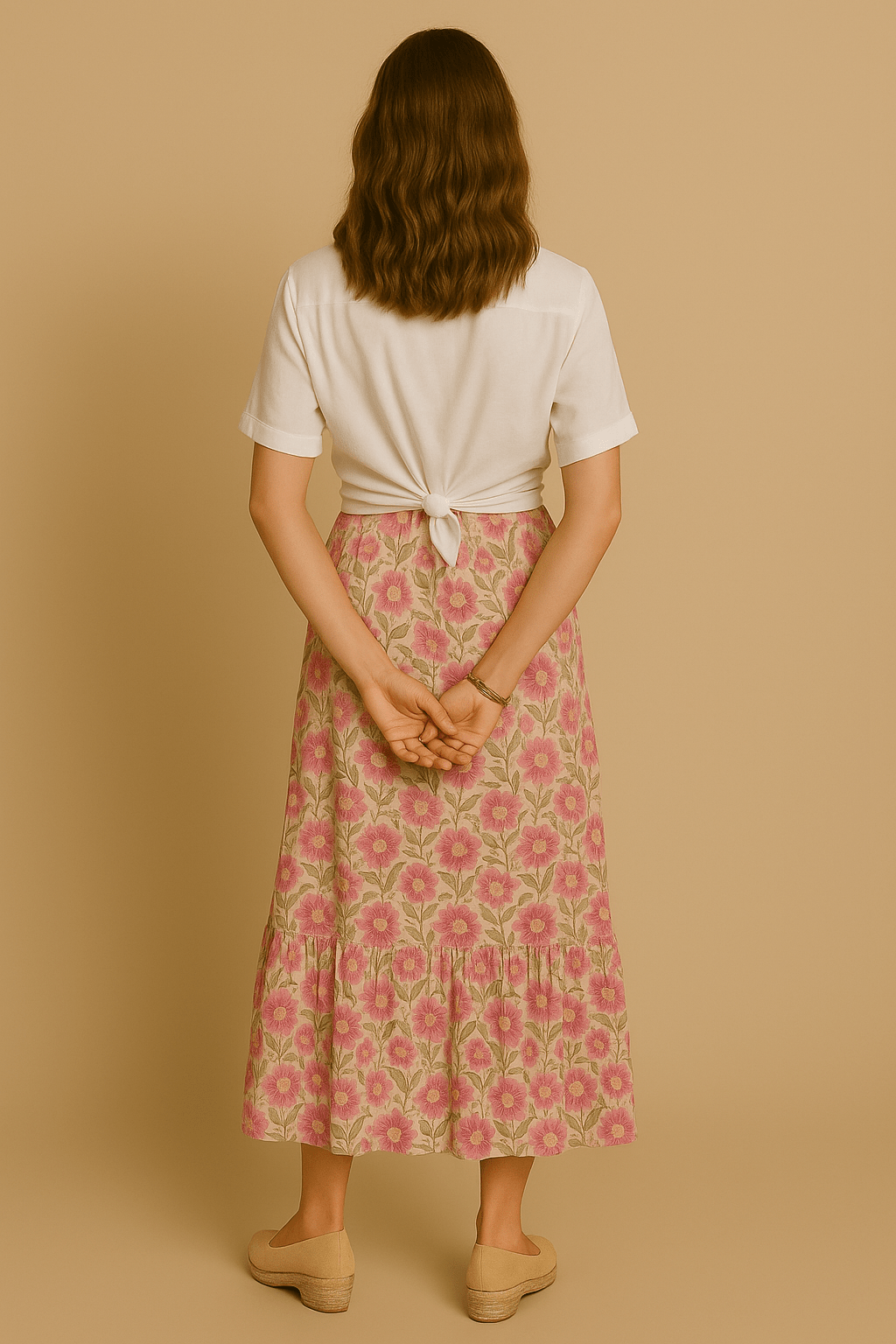 Eleganter A - Linien - Rock im Boho - Stil für den Sommer - Reminora