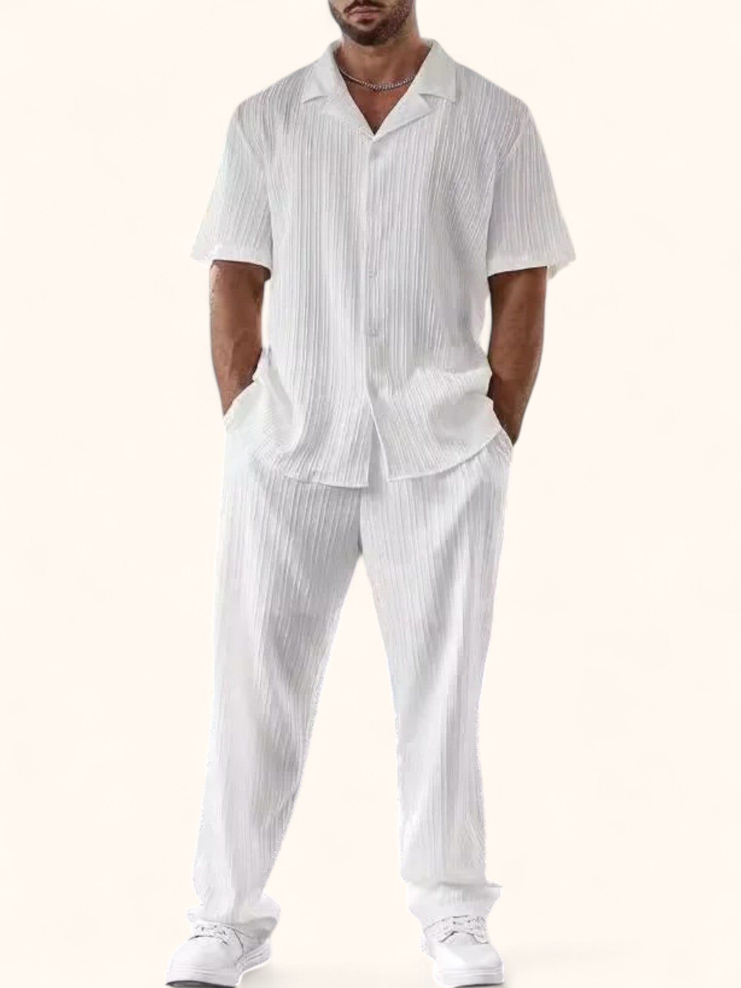 Herren Business-Casual Hemden-Set – Eleganz & Komfort
