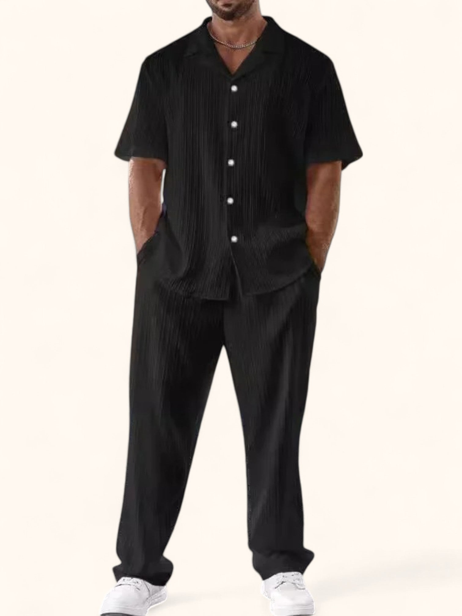 Herren Business-Casual Hemden-Set – Eleganz & Komfort