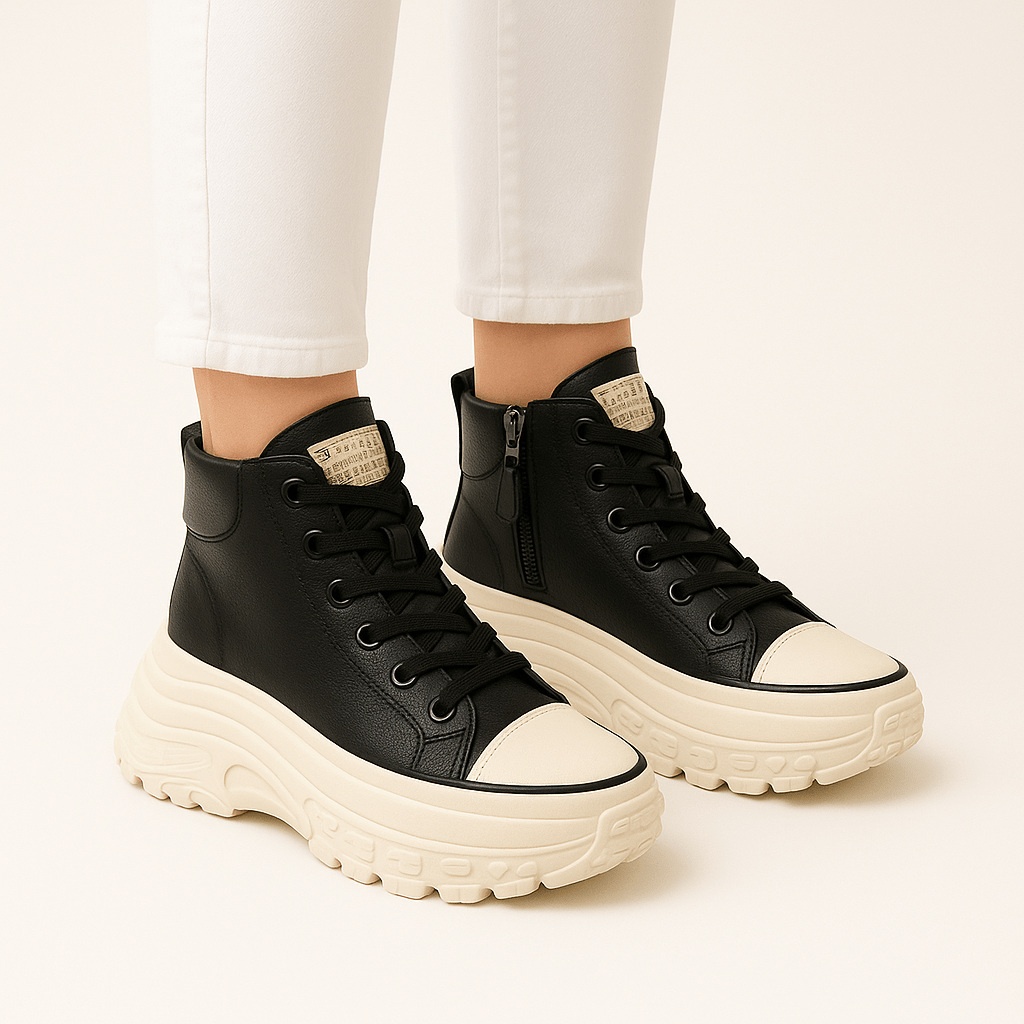 Moderne Damen Sneakers mit Plattform – Stilvoll & Bequem - Reminora