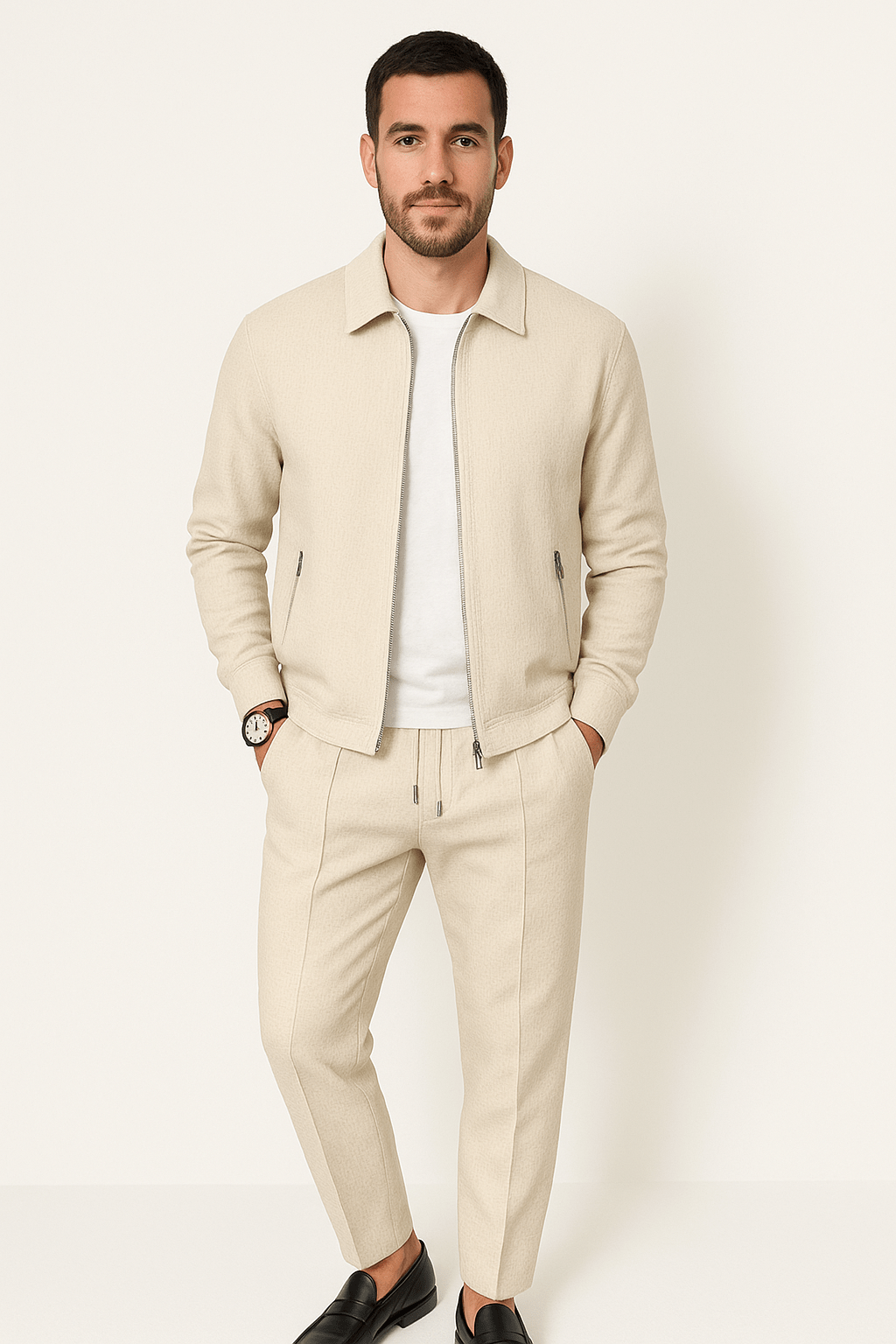 Waffle Knit Set For Stylish Coziness - High-Quality & Trendy