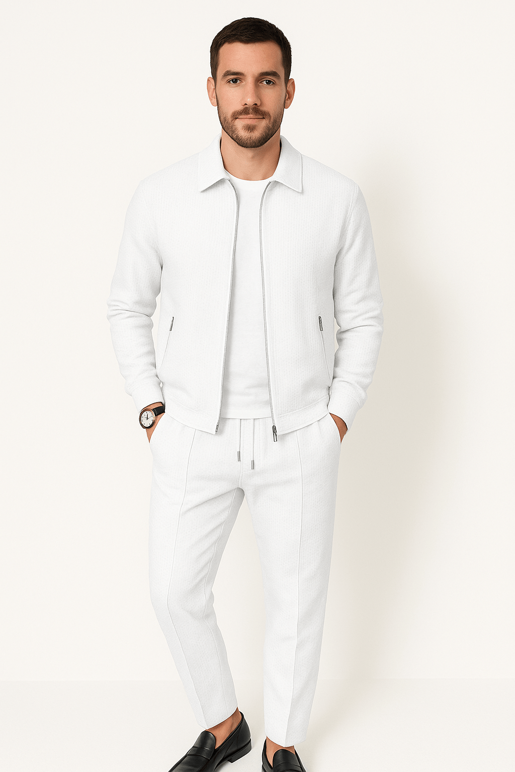Waffle Knit Set For Stylish Coziness - High-Quality & Trendy