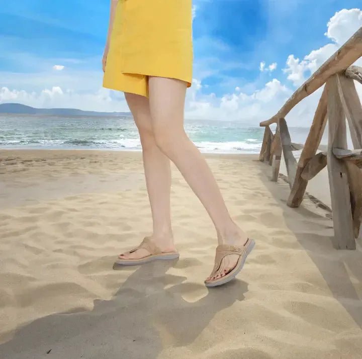 Orthopädische Flip Flops mit Polsterung für höchsten Komfort - Reminora