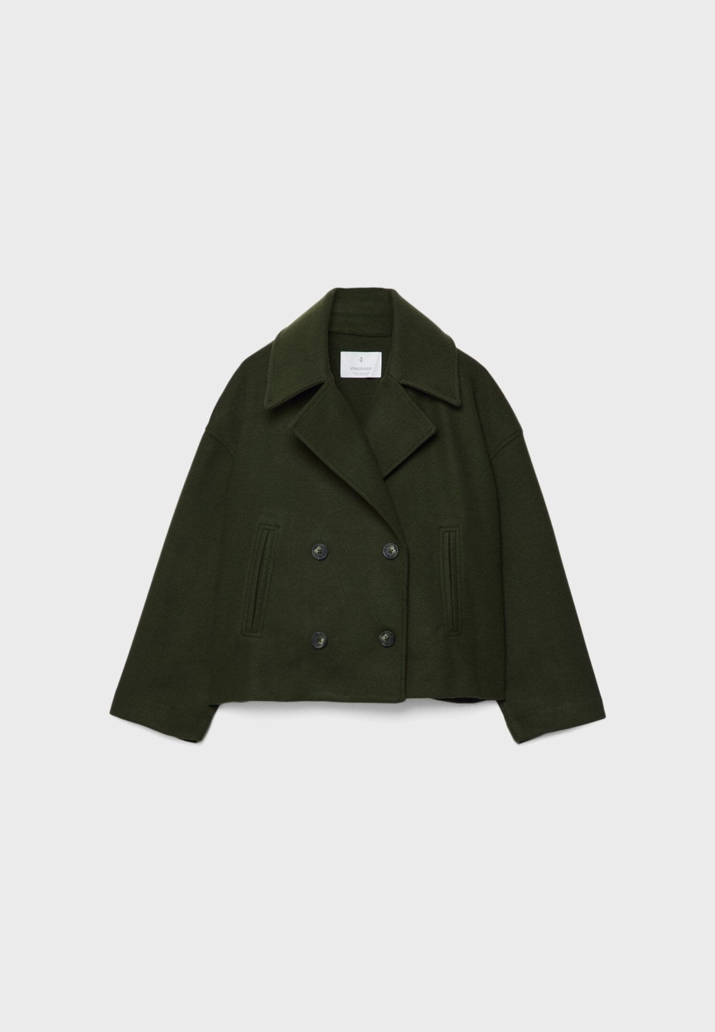Kurze Doppelreiher Jacke - Elegante Damenoberbekleidung
