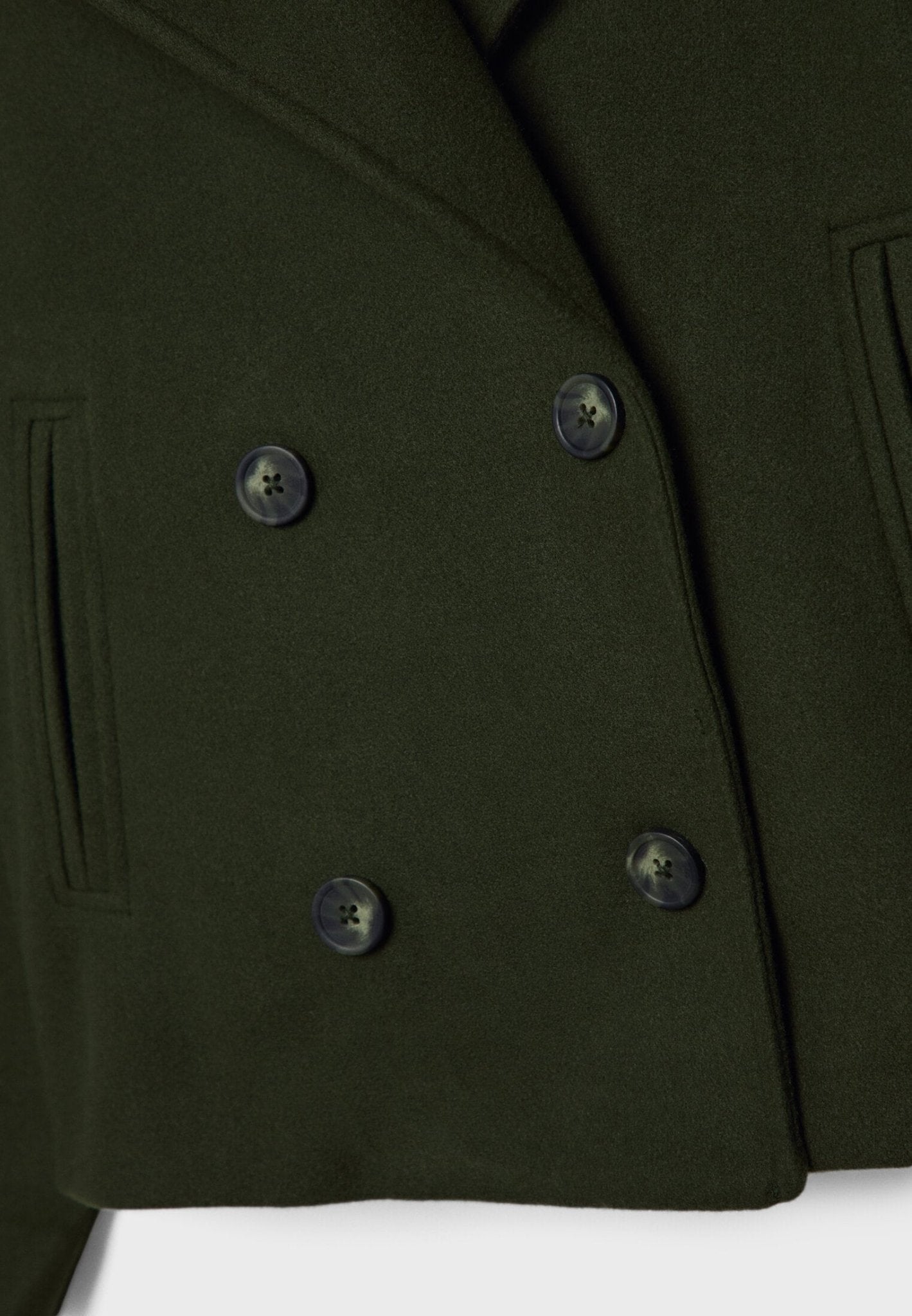 Kurze Doppelreiher Jacke - Elegante Damenoberbekleidung