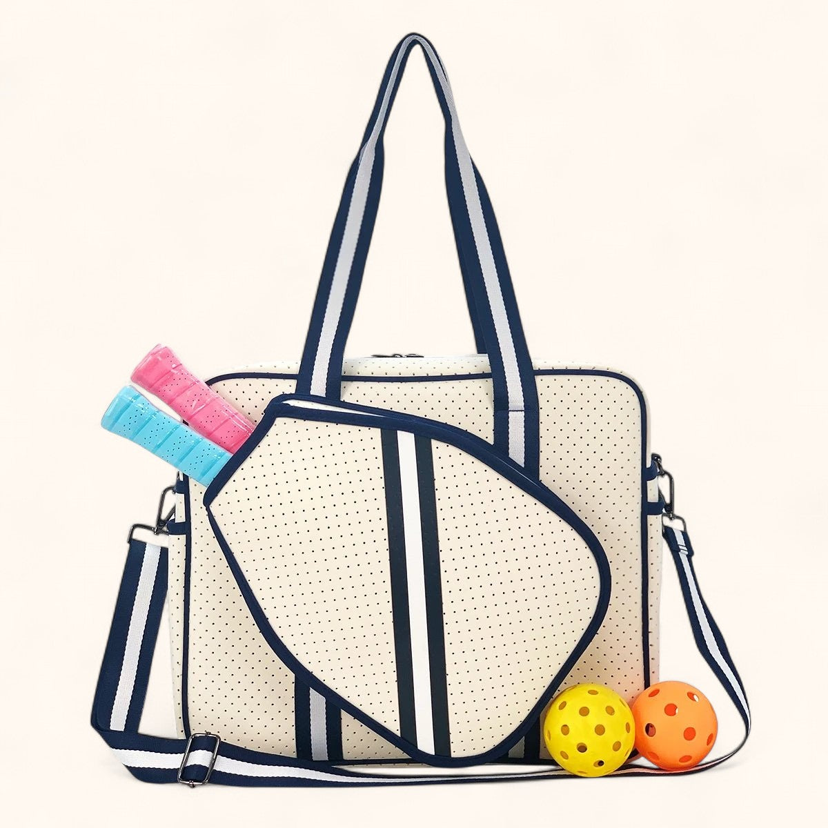 Wasserdichte Pickleball-Tasche aus Neopren – Sportliche Schlägertasche | Leichte Paddle Bag in Blau für Schule & Freizeit