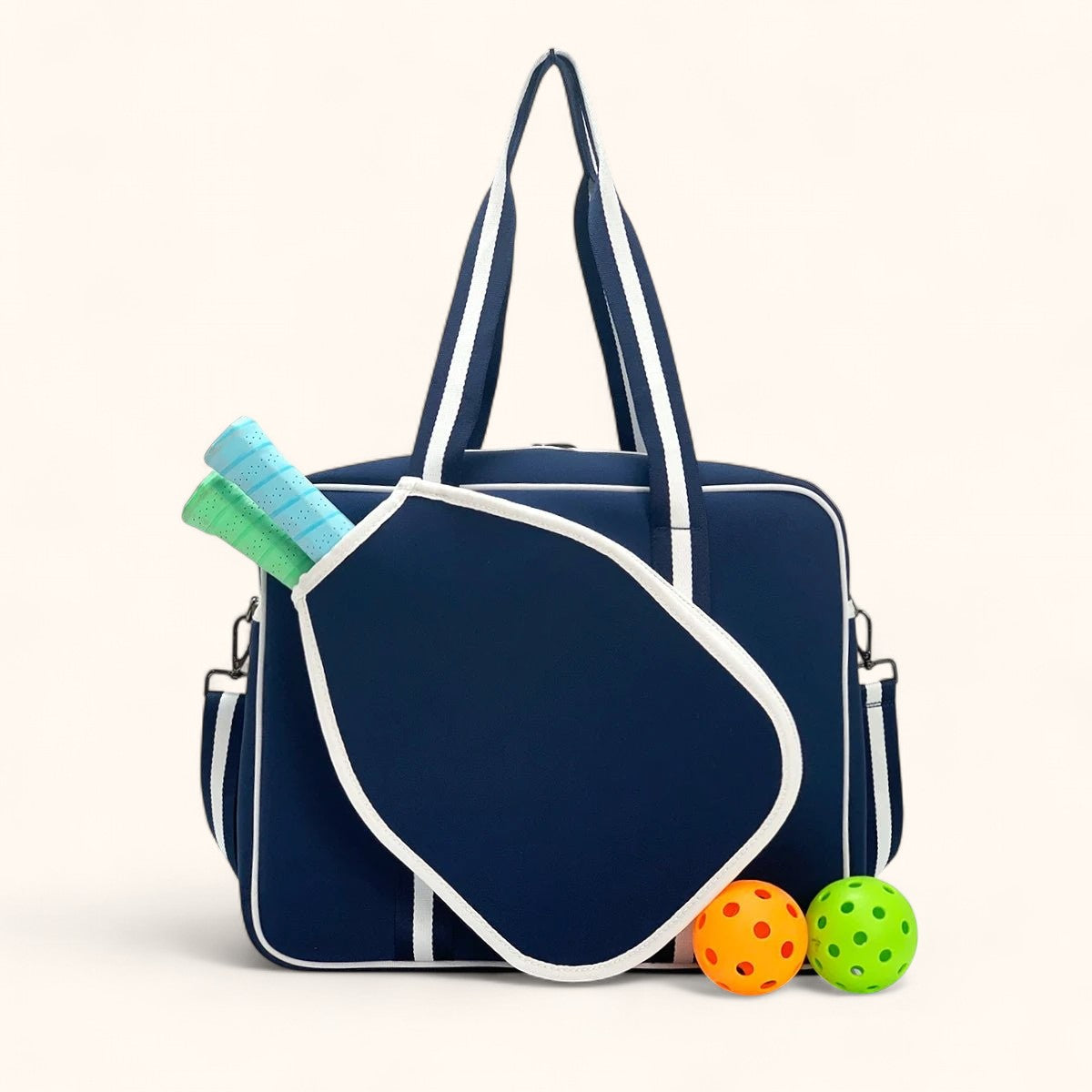 Wasserdichte Pickleball-Tasche aus Neopren – Sportliche Schlägertasche | Leichte Paddle Bag in Blau für Schule & Freizeit