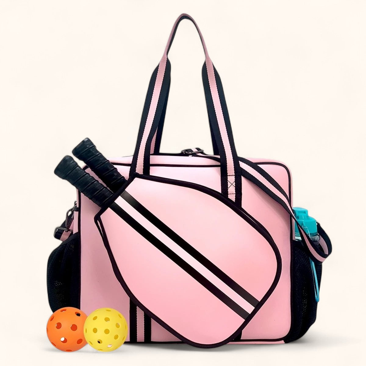 Wasserdichte Pickleball-Tasche aus Neopren – Sportliche Schlägertasche | Leichte Paddle Bag in Blau für Schule & Freizeit