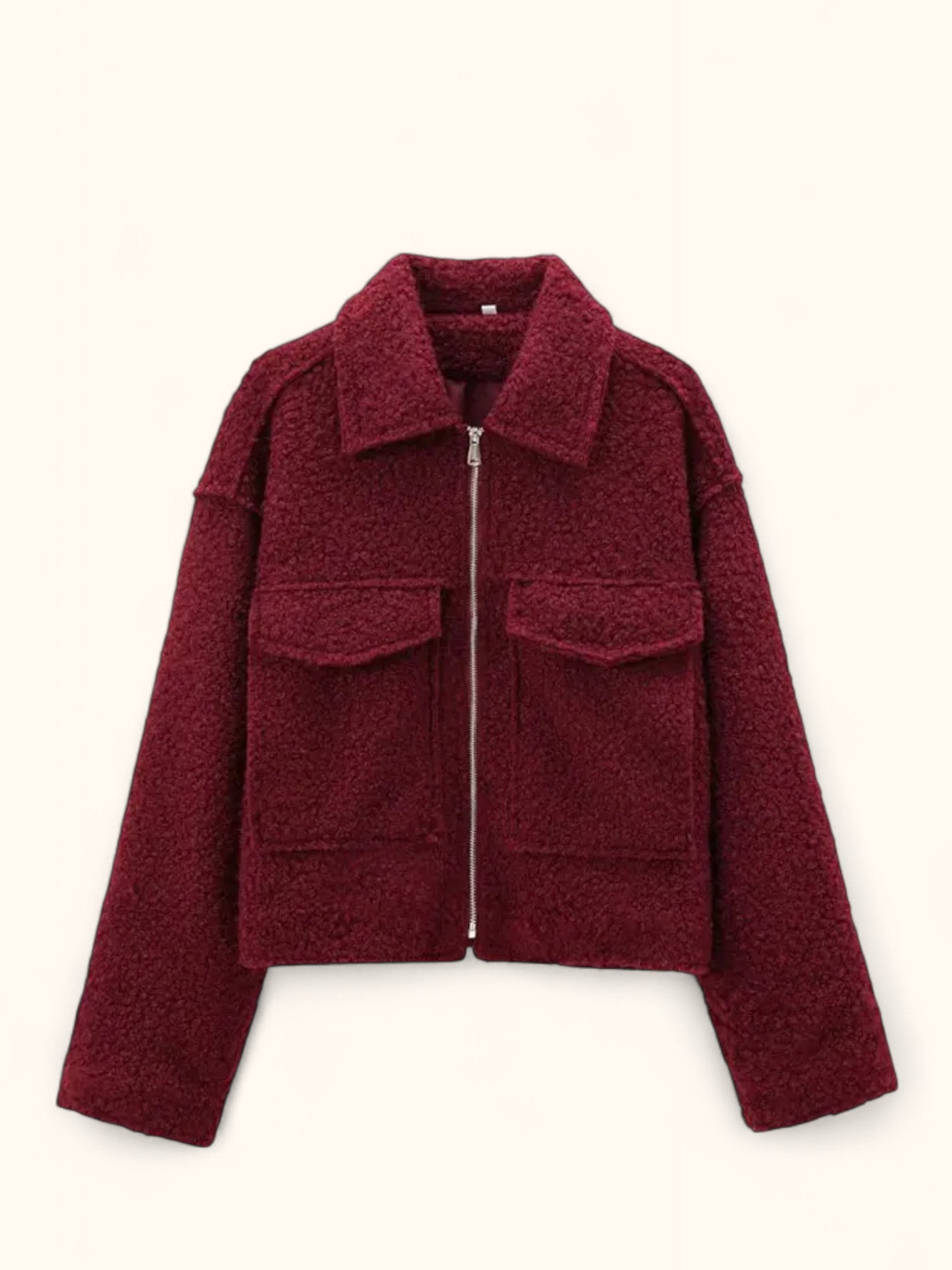 Vintage Bomber Jacket Women Autumn Fashion With Pockets