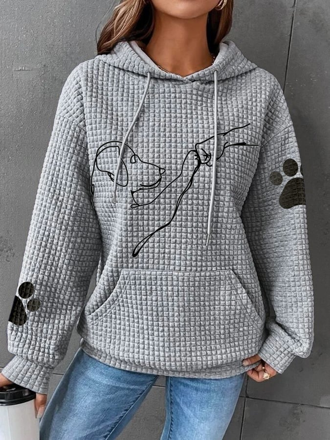 Warm women's hoodie for animal lovers - Fall 2025 must-have
