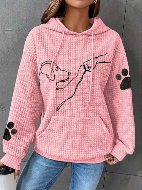 Warm women's hoodie for animal lovers - Fall 2025 must-have