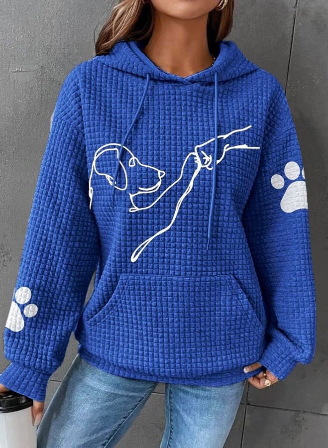 Warm women's hoodie for animal lovers - Fall 2025 must-have