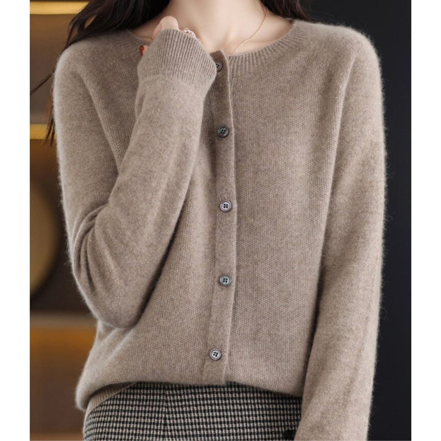 Merino Wool Cardigan | Luxurious Knit Sweater Women